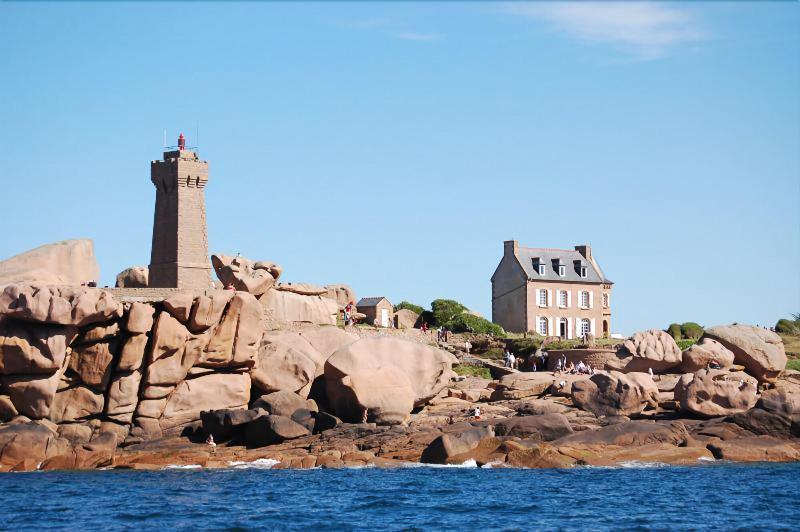 Hôtel des Rochers Perros-Guirec Exterior foto