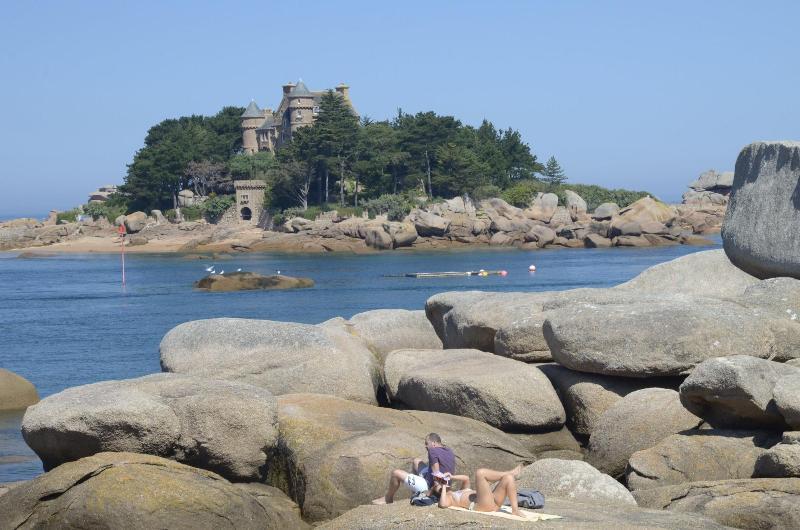 Hôtel des Rochers Perros-Guirec Exterior foto