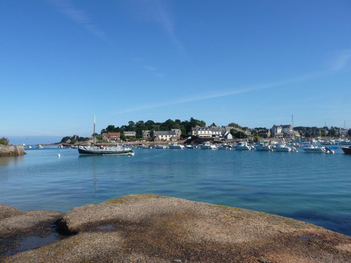 Hôtel des Rochers Perros-Guirec Exterior foto